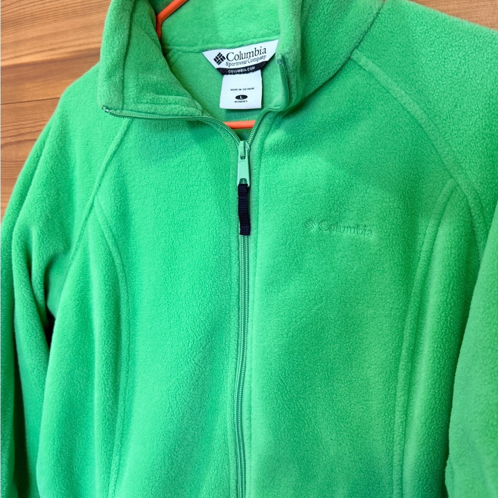 Columbia Green Fleece Jacket